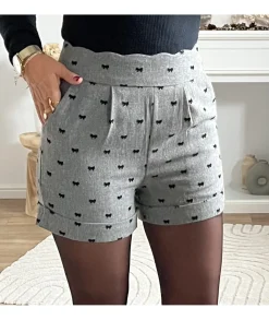 Jupes / Shorts>La boutique de Lilie SHORT KAMELVINA Gris
