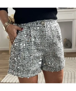 Jupes / Shorts>La boutique de Lilie SHORT LAURINE Noir