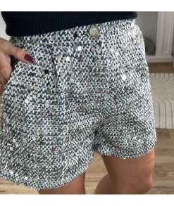 Jupes / Shorts>La boutique de Lilie SHORT LAURINE Noir