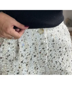 Jupes / Shorts>La boutique de Lilie SHORT LAURINE Blanc
