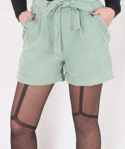 Jupes / Shorts>La boutique de Lilie SHORT ROMY Vertdeau