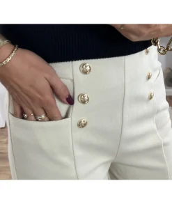 Jupes / Shorts>La boutique de Lilie SHORT SYLVAIN Beige