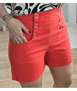 Jupes / Shorts>La boutique de Lilie SHORT THEOPHILE Rouge
