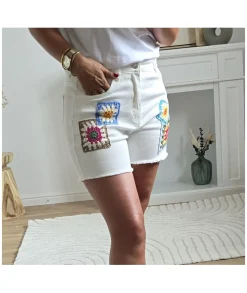 Jupes / Shorts>La boutique de Lilie SHORT ZORA Blanc