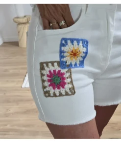 Jupes / Shorts>La boutique de Lilie SHORT ZORA Blanc