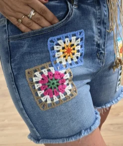 Jupes / Shorts>La boutique de Lilie SHORT ZORA Jeans