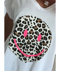 T-shirts>La boutique de Lilie TEE SHIRT CARINE Blanc