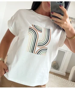 T-shirts>La boutique de Lilie TEE SHIRT CORENTIN Blanc