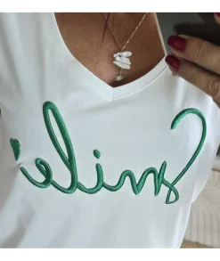T-shirts>La boutique de Lilie TEE SHIRT JULIETTE Vert
