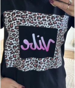 T-shirts>La boutique de Lilie TEE SHIRT JUSTIN Noir