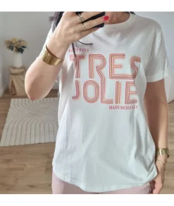 T-shirts>La boutique de Lilie TEE SHIRT KELLY Blanc
