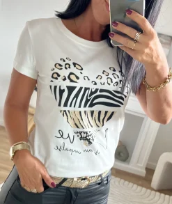 T-shirts>La boutique de Lilie TEE-SHIRT DORIA Blanc