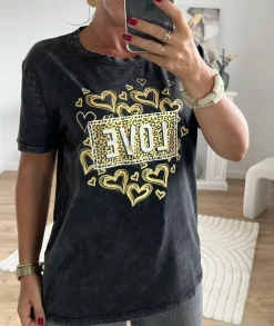 T-shirts>La boutique de Lilie TEE-SHIRT OWEN Noir