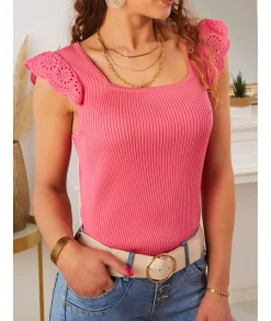 Tops / Blouses>La boutique de Lilie TOP AMBRE Fushia