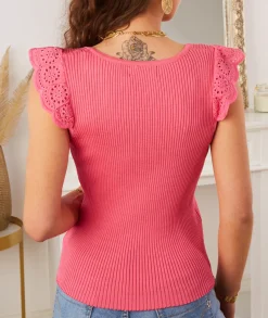 Tops / Blouses>La boutique de Lilie TOP AMBRE Fushia
