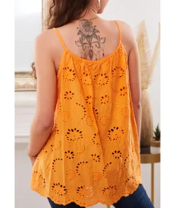 Tops / Blouses>La boutique de Lilie TOP AMELIANA Orange