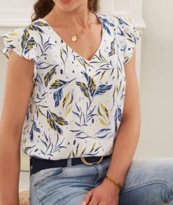 Tops / Blouses>La boutique de Lilie TOP AURELIA Blanc