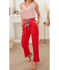 Tops / Blouses>La boutique de Lilie TOP BELLA ROUGE Rose