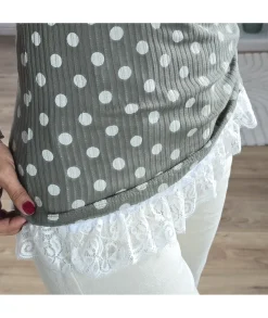 Tops / Blouses>La boutique de Lilie TOP CASSOPIE Kaki
