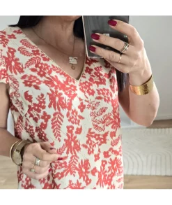 Tops / Blouses>La boutique de Lilie TOP CHLOA Brique