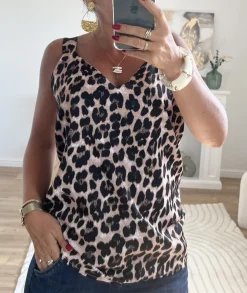 Tops / Blouses>La boutique de Lilie TOP CLEOPATRE Camel