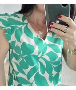 Tops / Blouses>La boutique de Lilie TOP EMMA Vert
