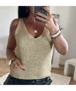 Tops / Blouses>La boutique de Lilie TOP EWENA Dore