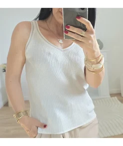 Tops / Blouses>La boutique de Lilie TOP FABIOLA Blanc