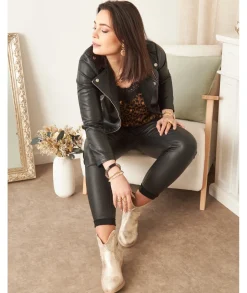 Tops / Blouses>La boutique de Lilie TOP JAFFIA Noir