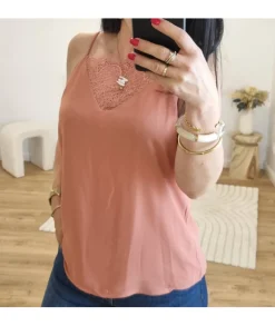 Tops / Blouses>La boutique de Lilie TOP KELLY Vieuxrose