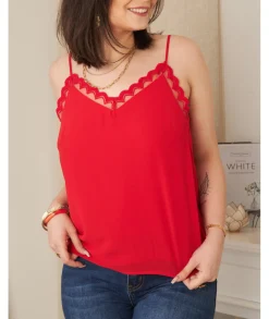Tops / Blouses>La boutique de Lilie TOP LOLITA Rouge