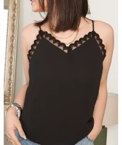 Tops / Blouses>La boutique de Lilie TOP LOLITA Noir