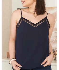 Tops / Blouses>La boutique de Lilie TOP LOLITA Marine