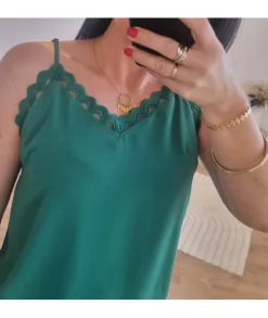 Tops / Blouses>La boutique de Lilie TOP LOLITA Vert
