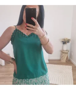 Tops / Blouses>La boutique de Lilie TOP LOLITA Vert