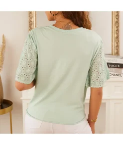 Tops / Blouses>La boutique de Lilie TOP RIKA Vertdeau