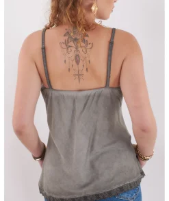 Tops / Blouses>La boutique de Lilie TOP ROXANA II Grisfonce