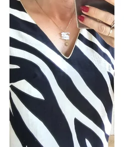 Tops / Blouses>La boutique de Lilie TOP SAMANTHA Noir