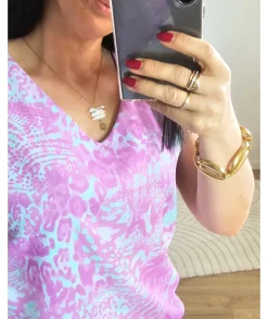 Tops / Blouses>La boutique de Lilie TOP TAHIRA Rose