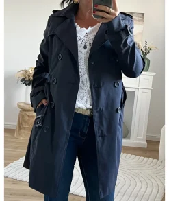 Manteaux|Vestes>La boutique de Lilie TRENCH JONATHAN Marine