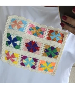 T-shirts>La boutique de Lilie T-SHIRT DOMY Blanc