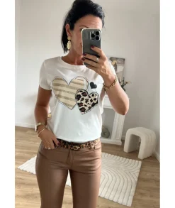 T-shirts>La boutique de Lilie T-SHIRT EDDY Blanc