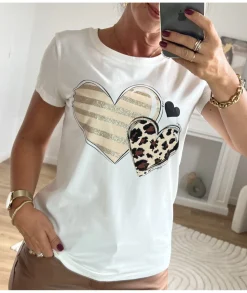 T-shirts>La boutique de Lilie T-SHIRT EDDY Blanc