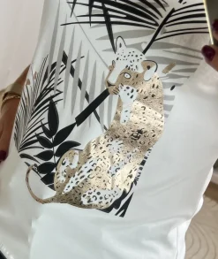 T-shirts>La boutique de Lilie T-SHIRT INDRA Blanc