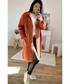 Vestes>La boutique de Lilie VESTE ADRIEN Rouille