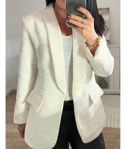 Vestes>La boutique de Lilie VESTE ANNE CECILE Blanc