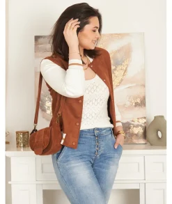 Vestes>La boutique de Lilie VESTE CARLA Camel