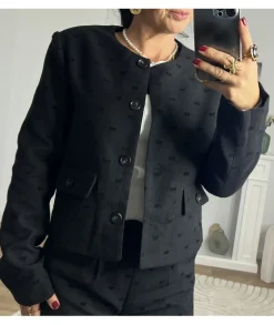 Vestes>La boutique de Lilie VESTE CASSIDY Noir