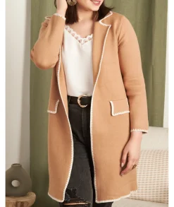 Vestes>La boutique de Lilie VESTE EMMANUELLE Camel