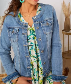 Vestes>La boutique de Lilie VESTE EN GAELLE Jeans